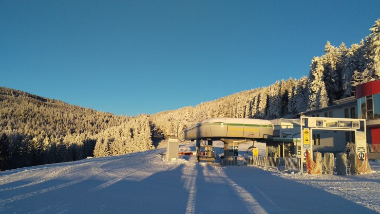 Valley station Sonnenbahn in Mönichkirchen Valley station Sonnenbahn in Mönichkirchen