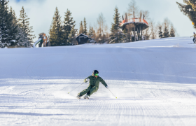 Mit Präzision den Hang hinunter: