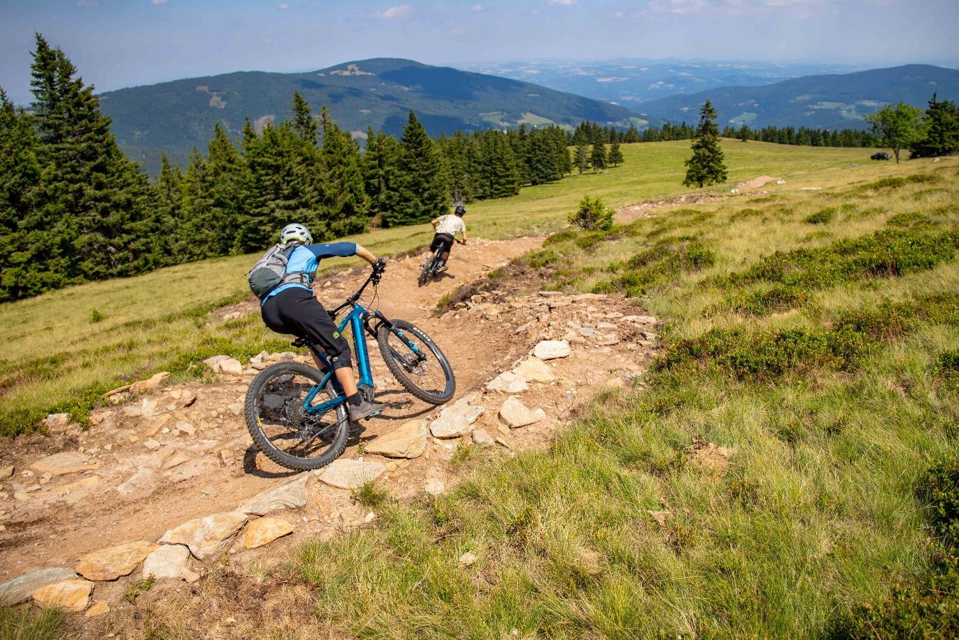 Unterwegs auf den Wexl Trails in St. Corona am Wechsel