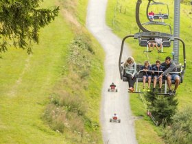 A M&ouml;nichkirchner Schwaig felvon&oacute;val a M&ouml;nichkirchner Schwaig-ra, &copy; Erlebnisalm M&ouml;nichkirchen