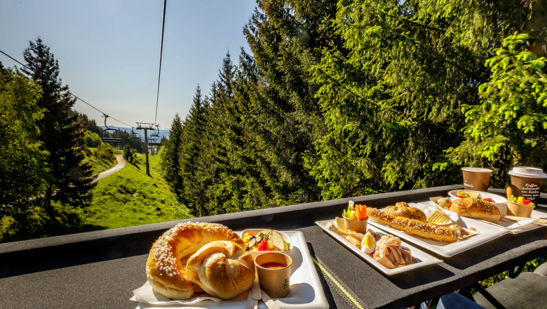 Fr&uuml;hst&uuml;ck am Sessellift