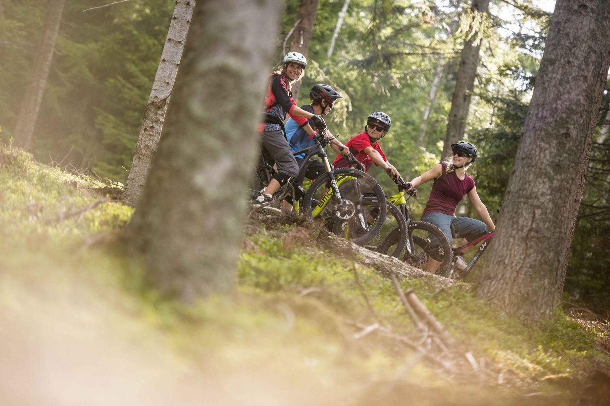 Biken auf den Wexl Trails