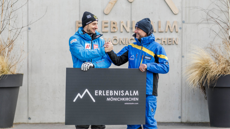 Raphael Riederer mit Unterstützer Ralf Eisenhut